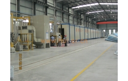 Direct way coating production line