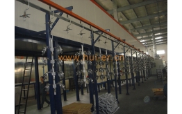 Motorcycle hub lacquer production line
