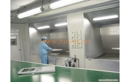 Plastic dust free spray production line