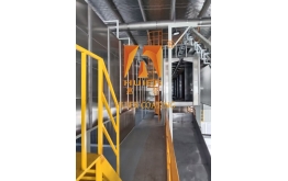 High end furniture fully automatic spray powder line