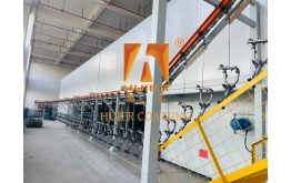 High end fitness equipment powder coating production line