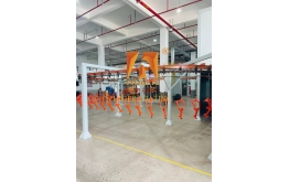 Brand frame powder coating production line