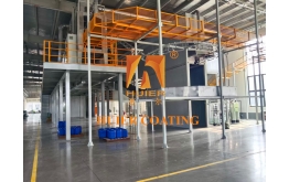 High Space Utilization Powder Coating Line